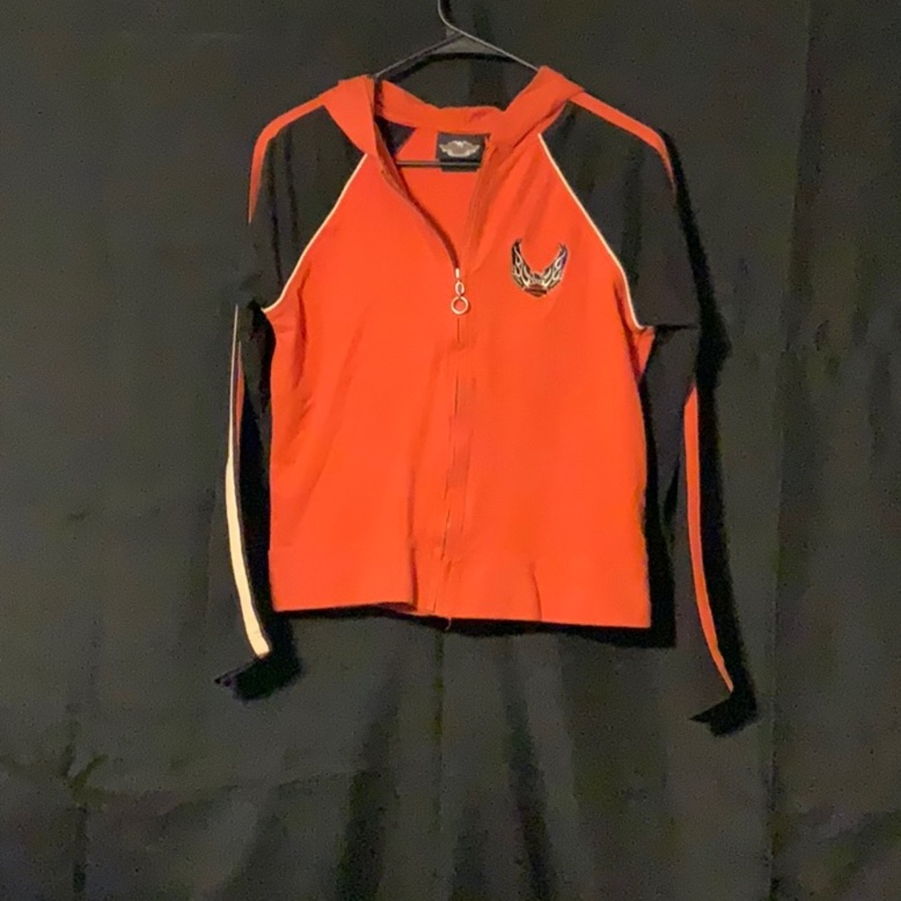 Harley Davidson zip up hoodie.